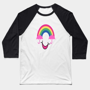 Smiling Rainbow Baseball T-Shirt